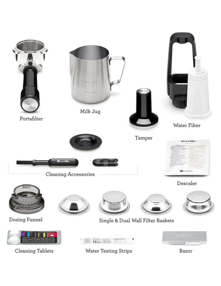 Máquina de Espresso Breville Barista Touch BES880DBL, Azul