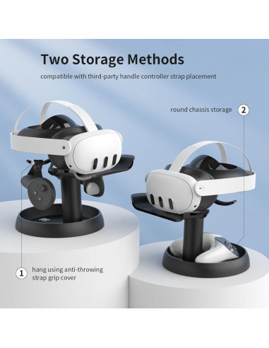 Soporte VR AMVR para Quest 3/2, PSVR 2 y Pico 4 - Base Estable