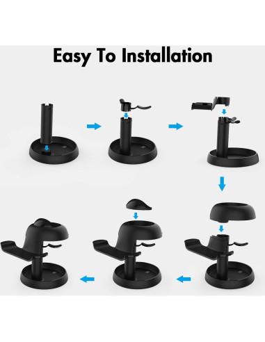 Soporte VR AMVR para Quest 3/2, PSVR 2 y Pico 4 - Base Estable