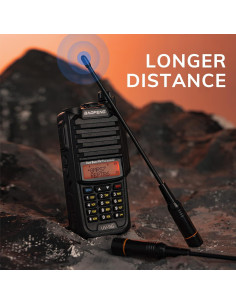 Radio BAOFENG UV-9G GMRS Impermeable IP67 con Escáner NOAA 2