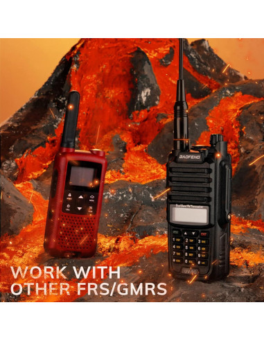 Radio BAOFENG UV-9G GMRS Impermeable IP67 con Escáner NOAA