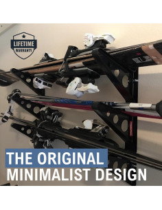 Soporte de Pared para Snowboards StoreYourBoard - Almacenamiento 3 Tablas 2