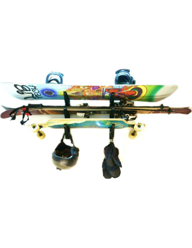 Soporte de Pared para Snowboards StoreYourBoard - Almacenamiento 3 Tablas