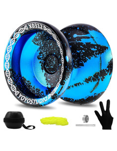 Yoyo Profesional X0312 YoYoStudio para Trucos - Negro Azul