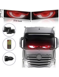 Panel LED Programable Nfutreon Ojos de Diablo 60x12 cm 2PCS 2