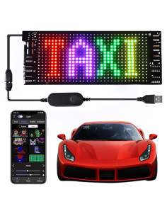 Cartel LED Programable JiazuGo 7x3" Bluetooth IP65