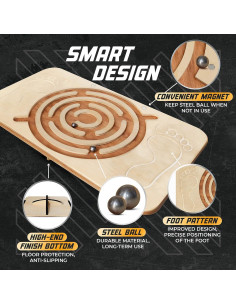 Tabla de Equilibrio Profesional Yes4All de Madera 50cm 2