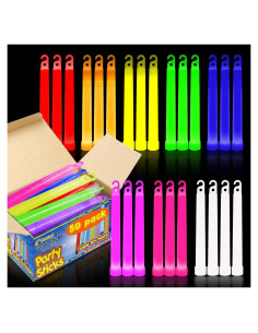 Palos de Luz Brillantes PartySticks 15 cm - 50pk Variados