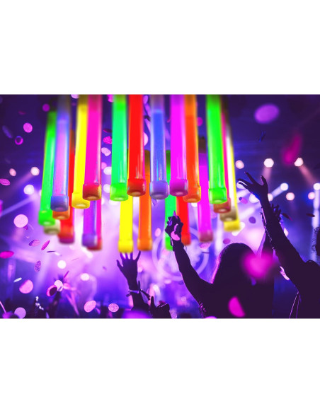 Palos de Luz Brillantes PartySticks 15 cm - 50pk Variados