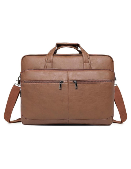 Bolsa de Mensajero de Cuero Seyfocnia 17.3" Impermeable