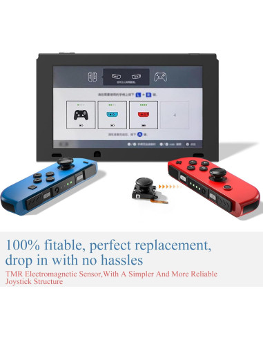 Joystick GuliKit TMR Anti-Deriva para Joycon Switch OLED/Lite