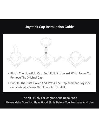 Joystick GuliKit TMR Anti-Deriva para Joycon Switch OLED/Lite