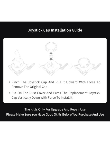 Joystick GuliKit TMR Anti-Deriva para Joycon Switch OLED/Lite