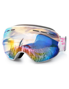 Gafas de Esquí EXP VISION OTG Antivaho para Adultos Rosa