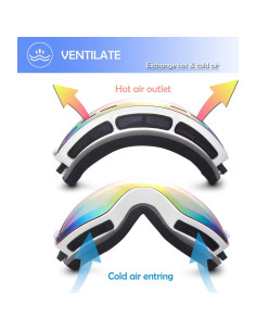 Gafas de Esquí EXP VISION OTG Antivaho para Adultos Rosa 2