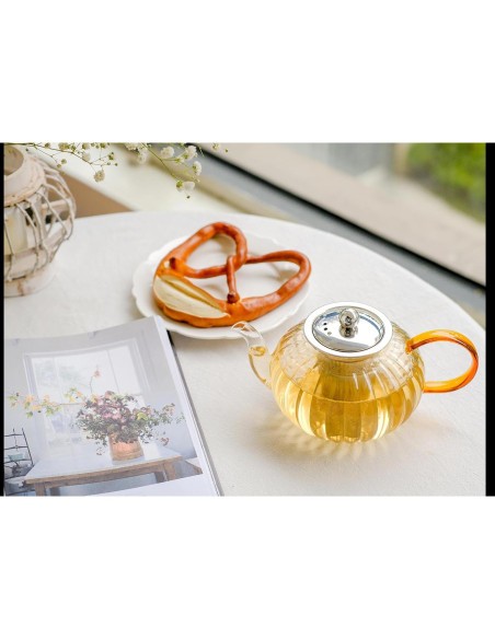 Tetera de Vidrio Wlasss 1000ml con Infusor Removible