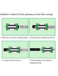 Bloque Deslizante de Carro 2Pcs EGH15-CA Mssoomm 15mm CNC 2