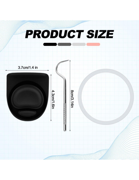 9 Piezas Repuesto Owala FreeSip - Tapones y O-Rings Silicona