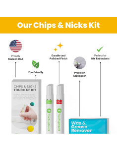 Kit de Pintura de Retocado TouchUpDirect Blanco Brillante 0.7 oz 2