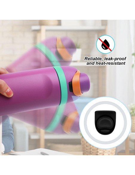 9 Piezas Repuesto Owala FreeSip - Tapones y O-Rings Silicona