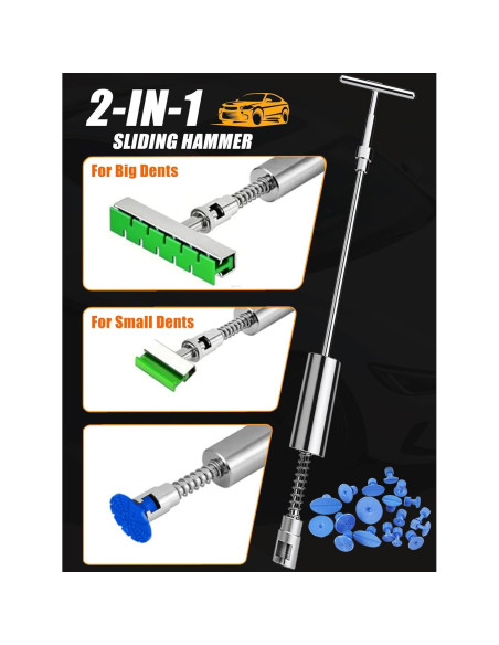 Kit de Reparación de Abolladuras sin Pintura Megapuxin 150 Pcs