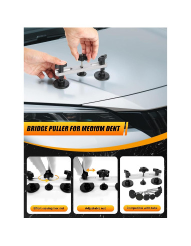 Kit de Reparación de Abolladuras sin Pintura Megapuxin 150 Pcs