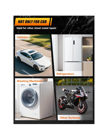 Kit de Reparación de Abolladuras sin Pintura Megapuxin 150 Pcs