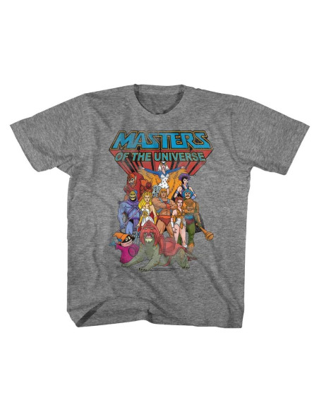 Camiseta para Niños Masters of the Universe Gris Pequeño