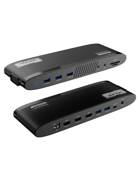 Docking Station WAVLINK 13-en-1 USB-C 100W 3 HDMI 4K