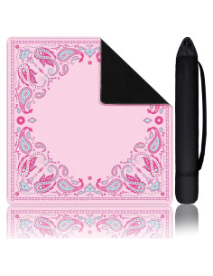 Tapete de Mahjong Rosa Antideslizante 55.88x55.88 cm Sonwyoung