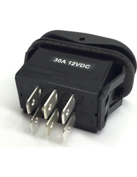 Interruptor a Prueba de Agua GAMA 30A DPDT 3 Posiciones