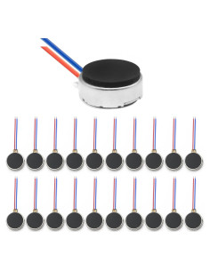 20 Motores de Vibración Micro DC 10mm 3V 12000RPM Vkinman