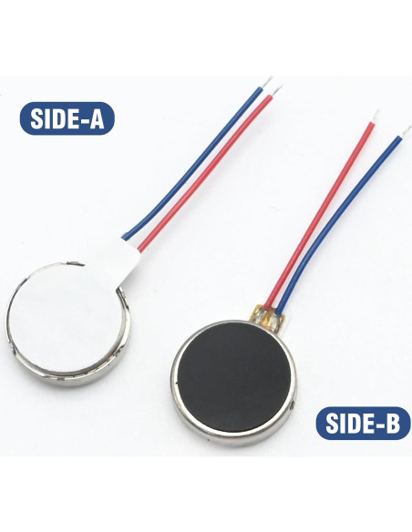 20 Motores de Vibración Micro DC 10mm 3V 12000RPM Vkinman