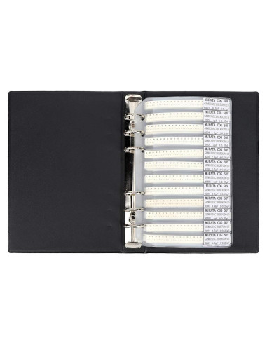 Libro de Muestras de Capacitores SMD 51 Tipos Aramox 25x18cm