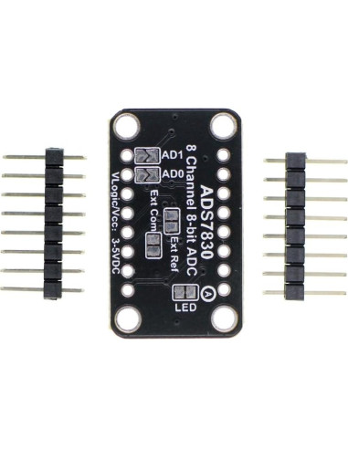 Módulo Convertidor ADC DONGKER ADS7830 8 Canales I2C 8 Bits