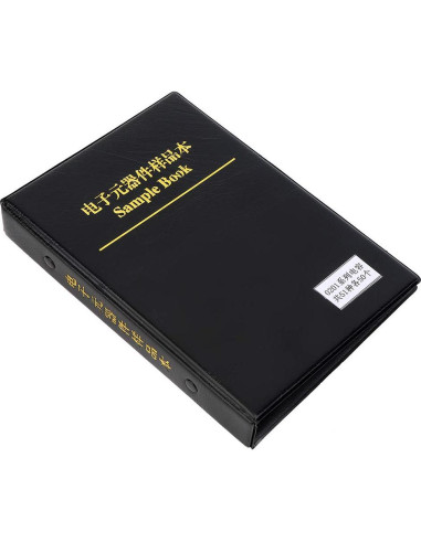 Libro de Muestras de Capacitores SMD 51 Tipos Aramox 25x18cm
