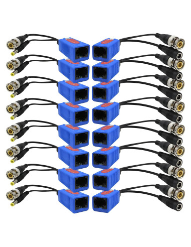 Adaptador BNC a RJ45 EAGLEWATCH 8 Pares 0.57 kg para CCTV