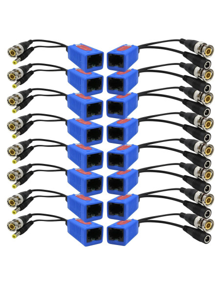 Adaptador BNC a RJ45 EAGLEWATCH 8 Pares 0.57 kg para CCTV