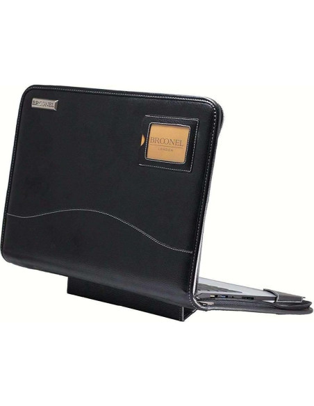 Funda de Cuero Negro Broonel para Lenovo ThinkPad X13s 13"