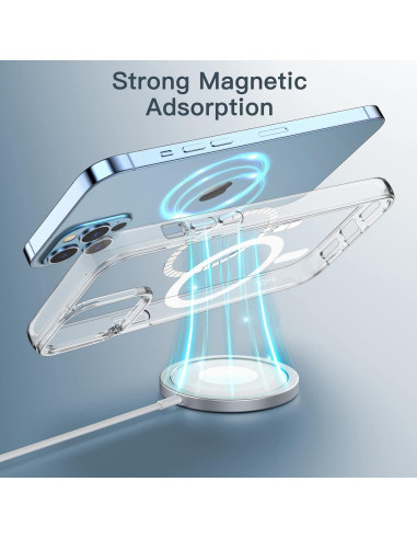Funda Magnética JETech para iPhone 12 Pro Max 16.4 cm Antichoque