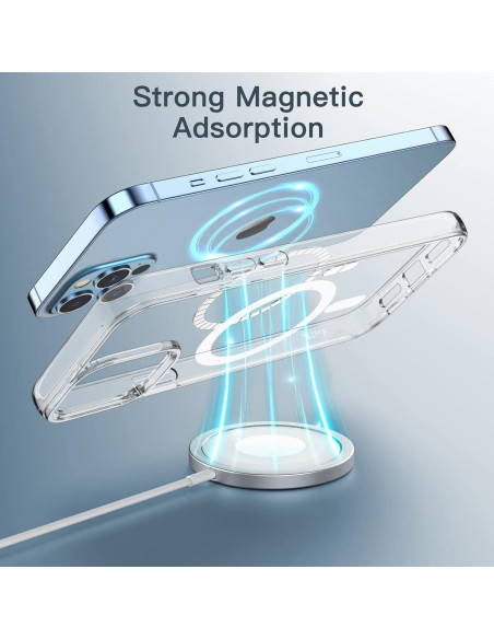 Funda Magnética JETech para iPhone 12 Pro Max 16.4 cm Antichoque