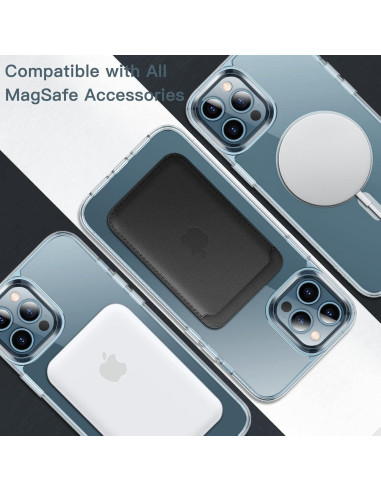 Funda Magnética JETech para iPhone 12 Pro Max 16.4 cm Antichoque