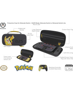 Funda de Protección PowerA Pikachu 025 para Nintendo Switch 2