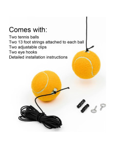 Kit de 2 Pelotas de Tenis Firefly Auto para Estacionamiento en Garaje 2