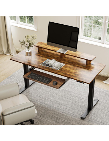 Bandeja de Teclado Ajustable EUREKA ERGONOMIC 71.12x27.94 cm