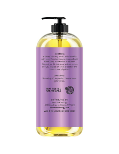 Aceite de Masaje Corporal Nueva York Biología 237 ml - 100% Natural