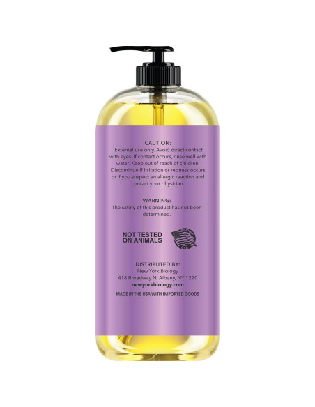 Aceite de Masaje Corporal Nueva York Biología 237 ml - 100% Natural