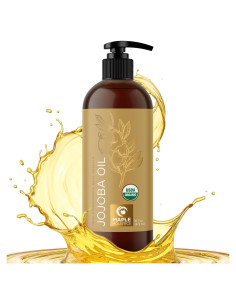 Aceite de Jojoba Orgánico Maple Holistics 473 ml - Puro y Sin Refinar