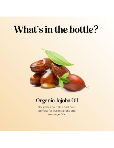 Aceite de Jojoba Orgánico Maple Holistics 473 ml - Puro y Sin Refinar