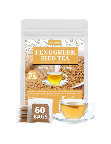 Té de Fenogreco YILINSHA 60 Bolsas 100% Puras Sin Cafeína